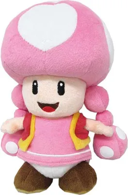 Produktbild von PLÜSCH NINTENDO TOADETTE 20CM - Offiziell lizenzierte Plüschfigur aus kuschelweichem Polyester