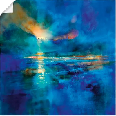 Produktbild von ARTland Poster Island Größe: 70x70 cm
