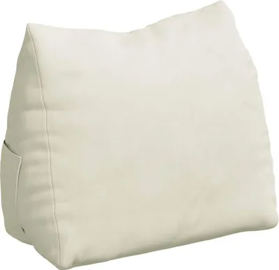 Immagine prodotto di vidaXL Cuscino per lo schienale Crema 45 x 20 x 35 cm in velluto a coste