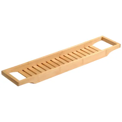 Image de KESPER Tablette pour baignoire, 70 x 4,4 x 14,5 cm, bambou, KESPER 92257