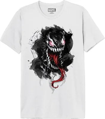 Produktbild von Spider-Man T-Shirt Herren Venom Explodes weiß XXL