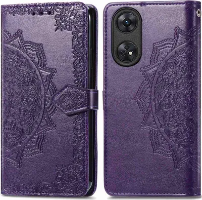 Obrázok produktu pre imoshion Mandala knižnica pre Oppo Reno 8 T (4G) - fialová