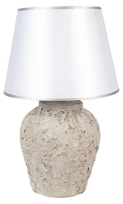 Immagine prodotto di Clayre & Eef Lampada da tavolo Ø 35x59 cm Grigio Terracotta