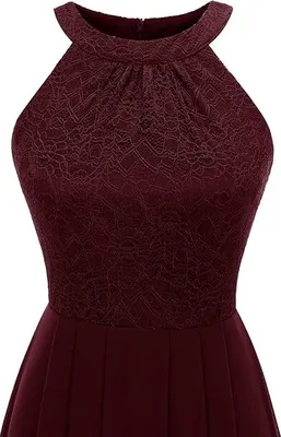 Immagine prodotto di Dressystar abito senza maniche in pizzo e chiffon bordeaux XL