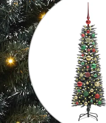 Obrázek produktu pro vidaXL Umělý vánoční stromek se 150 LED diodami se stojanem zelený 120 cm