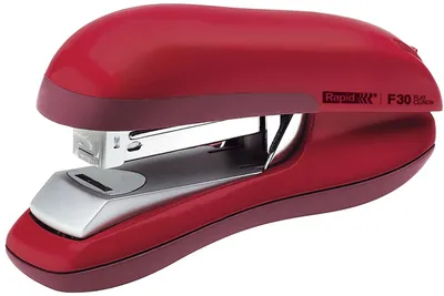Productafbeelding van Rapid® 23256502 vlakke hefboomheftapparaat F30, kunststof, 30 vel, rood
