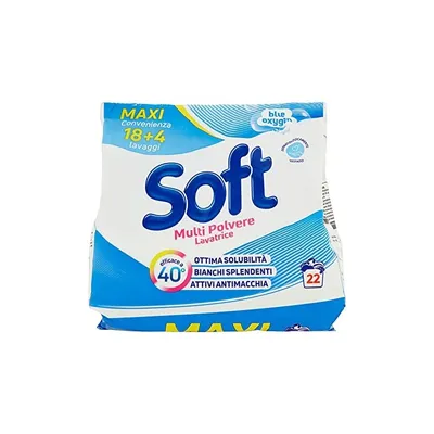 Produktbild von Blue Oxygen weißes Waschpulver 1.32kg - Weich