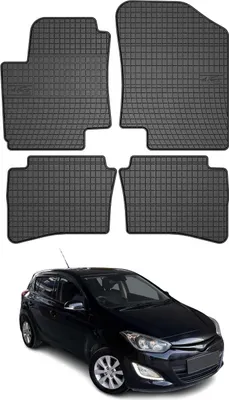 Image de Tapis de Sol pour Hyundai i20 2008-2014 Caoutchouc Noir