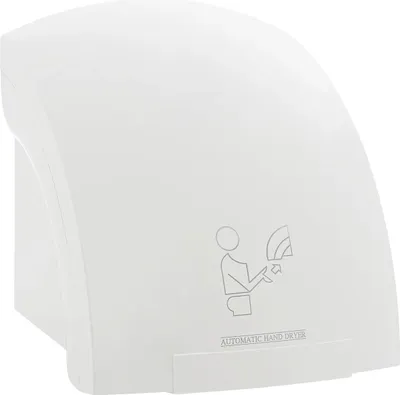 Produktbild von Handtrockner, automatisch, Infrarot-Induktion, WEISS