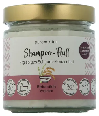 Immagine prodotto di Puremetics Shampoo-Fluff, latte di riso volumizzante (400 ml)