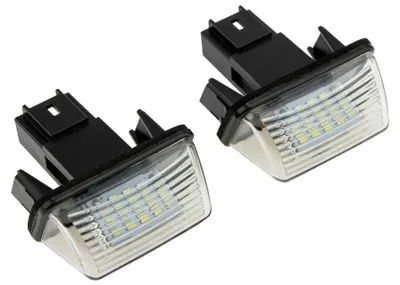 Produktbild von 2x NTY ELP-CT-000 Kennzeichenbeleuchtung passend für PEUGEOT 207 (WA, WC) LED
