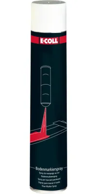 Produktbild von 6 Stück E-COLL Bodenmarkierspray 750 ml weiss (Markierungsspray Markierwagen)