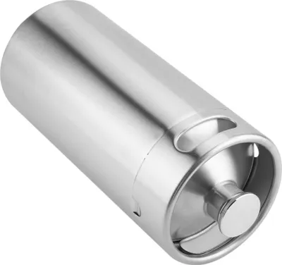 Obrázok produktu pre Mini pivný sud z nehrdzavejúcej ocele so špirálovým krytom Praktické domáce hotelové potreby (3,6 l)
