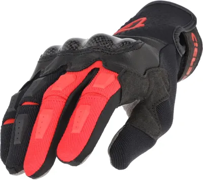 Immagine prodotto di Guanti da moto Acerbis Carbon G 5.0, neri/rossi, taglia L