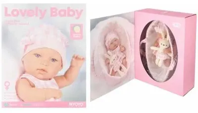 Produktbild von Baby-Puppe mit Zubehör, 33 cm. Mega Creative