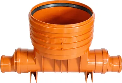 Produktbild von ScarMaxx KG Schachtboden - 85cmx43,5cmx50cm  - 2xDN110 - 2x Reduzierung 160/110