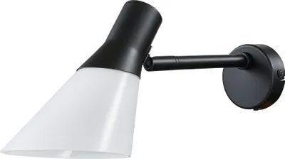Produktbild von Wandleuchten Wandlampe LED Wandbeleuchtung Leselampe Wohnzimmer Metall Schlafzimmer Gent Glas schwarz