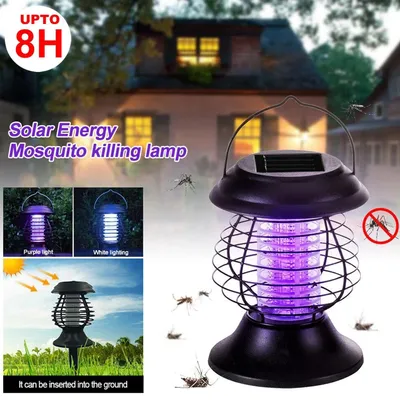 Produktbild von Solar UV LED Moskito Killer Insektenvernichter Lampe Insekt Mückenfalle Licht DE