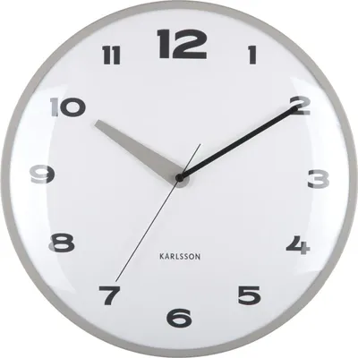 Immagine prodotto di Karlsson - Orologio da parete Brisk Dome - Grigio scuro - Ø40cm