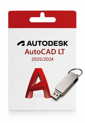 Produktbild von AutoCAD 2024 / Windows / Kein Abo + USB Stick, KI-generiertes Bild