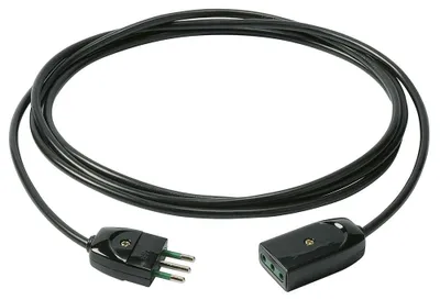 Imagen del producto de VIMAR 0P32362 - Cable de extensión, 3G0.75, 3 metros, color negro