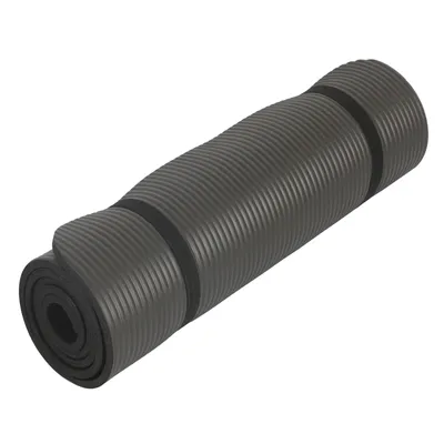 Immagine prodotto di Tappetino per yoga nero, tappetino per ginnastica, 190 cm x 60 cm x 1 cm, tappetino per fitness, tappetino sportivo, tappetino per yoga, pilates, fitness, tappetino da pavimento