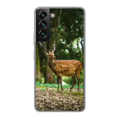 Produktbild von MuchoWow® Handyhülle Schutzhülle Hülle für Samsung Galaxy S22 Rotwild - Wald - Tier Silikon Softcase Handy Hülle - Mobiltelefonhülle