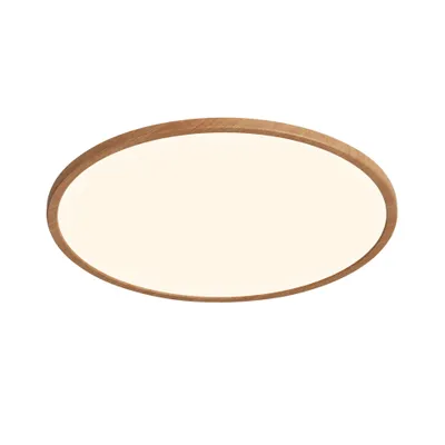 Immagine prodotto di NORDLUX Oja 2700 K IP54 luce in legno dimmerabile, Variante: Ø 424 x 23 mm, LED, 2150 lm, 2700 K, marrone