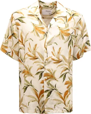 Produktbild von 8794Az Camicia Uomo Selected Noa Regular Man Lyocell/Linen Shirt