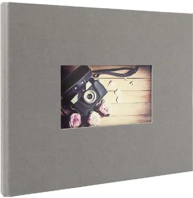 Image de Album photo Studio 23x28 cm gris