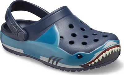 Produktbild von crocs Funlab Shark Band Lights Clog Kids Navy Croslite Größe: 22/23 Normal