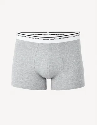 Produktbild von Celio Herren Boxershorts Binormal in Grau, Größe XL, mit elastischem Bund