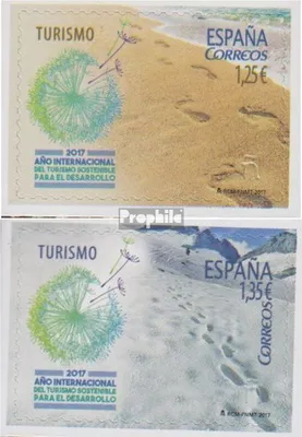Produktbild von Briefmarken Spanien 2017 Mi 5124-5125 (kompl.Ausg.) postfrisch Tourismus für Entwicklung