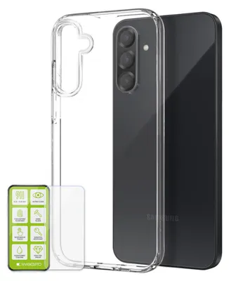 Obrázek produktu pro Pro Samsung Galaxy A56 / A36 Silikonový ochranný kryt TPU Transparent + Tvrzené sklo H9