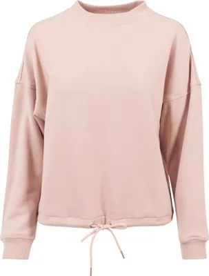 Produktbild von Urban Classics Ladies - Oversized Crewneck hellrosa - M