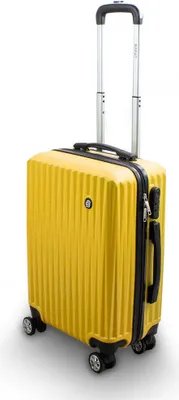 Produktbild von Barut Trolley Hartschalen Koffer Hartschalenkoffer Hardcase Größe M - Modell General (Gelb) MS-17247