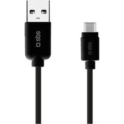 Obrázek produktu pro SBS TECABLEMICROC30K, 1,5 m, USB A, USB C, USB 3.2 Gen 1 (3.1 Gen 1), Samec/samec, Černá