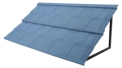 Immagine prodotto di Tenda da sole esterna - Tettoia per porte e finestre - Lamiera di acciaio aluzinc e acciaio, tessuto in poliestere - 0,4 mm - 134×42 cm - Blu oceano