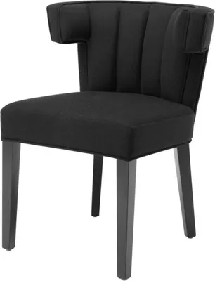 Produktbild von Casa Padrino Luxus Esszimmerstuhl Schwarz - Designer Möbel