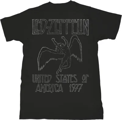 Produktbild von Led Zeppelin USA '77. Black M T-Shirt