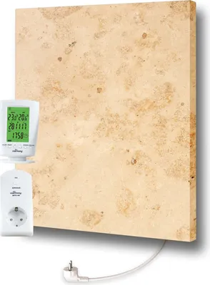 Produktbild von marmony® 500W Naturstein Infrarotheizung Jura mit Thermostat MTC-40 -