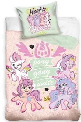 Zdjęcie produktu dla Pościel 100x135 do łóżeczka My little pony
