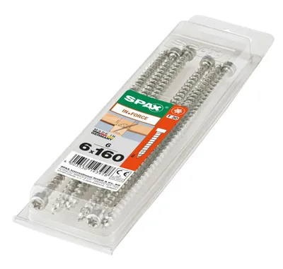 Produktbild von Spax Holzbauschrauben 6.0 x 160 mm TX 30 Zylinderkopf - 6 Stk.
