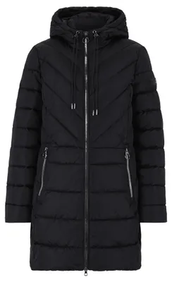 Produktbild von Betty Barclay Steppjacke mit Kapuze, Reißverschlusstaschen, Zweiwege-Reißverschluss, 86 cm Gesamtlänge