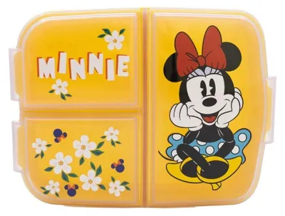 Produktbild von Disney Disney Minnie Mouse Kinder Brotdose Lunchbox mit 3 Fächern