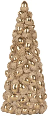 Produktbild von Clayre & Eef 6PR6364 Dekoration Weihnachtsbaum Braun Weiß 13x31 cm