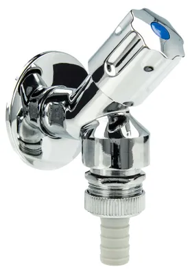 Apparateventil 1/2" x 3/4" mit Rohrbelüfter und Rückschlagklappe