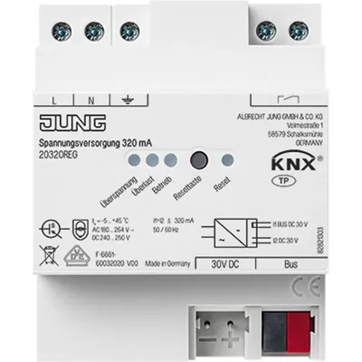 Immagine prodotto di 20320 REG Spannungsversorgung 320mA KNX (20320REG)