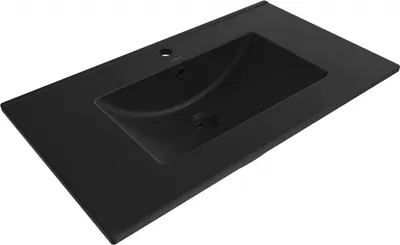 Produktbild von Mexen Atena Unterputz-Waschtisch 80 x 46 cm, schwarz matt - 25018070