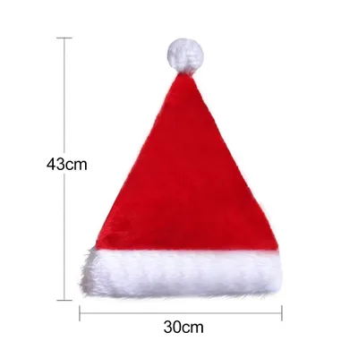 Produktbild von LED-Weihnachtsmütze, leuchtende Weihnachtsmütze, Plüsch-Weihnachtsmütze, leuchtende Weihnachtsmütze, Weihnachtskostüm-Requisiten